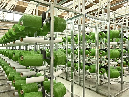  بكرات الألياف وتركيب الخيوط